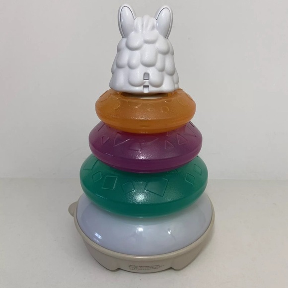 Fisher-Price Linkimals Lights & Colors Llama Multicolor Musical Stacking Toy HTF - Picture 9 of 16